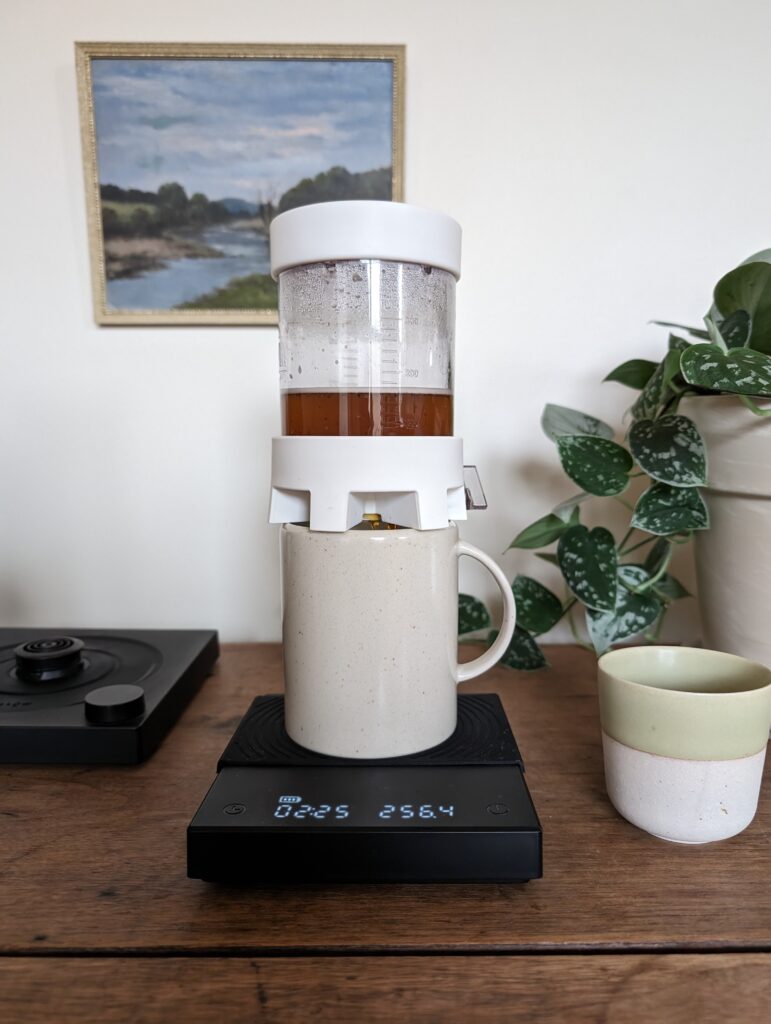 Brewing coffee in the NextLevel Pulsar 